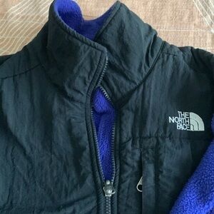 Vintage North Face Violet/Black Fleece Jacket size Medium